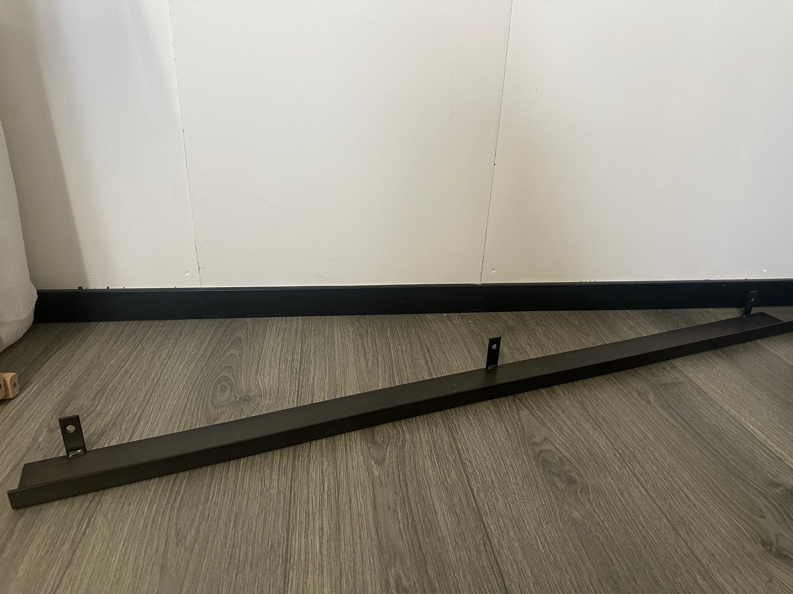 Industriële metalen wandplank - Zwart, Ophalen, Gebruikt