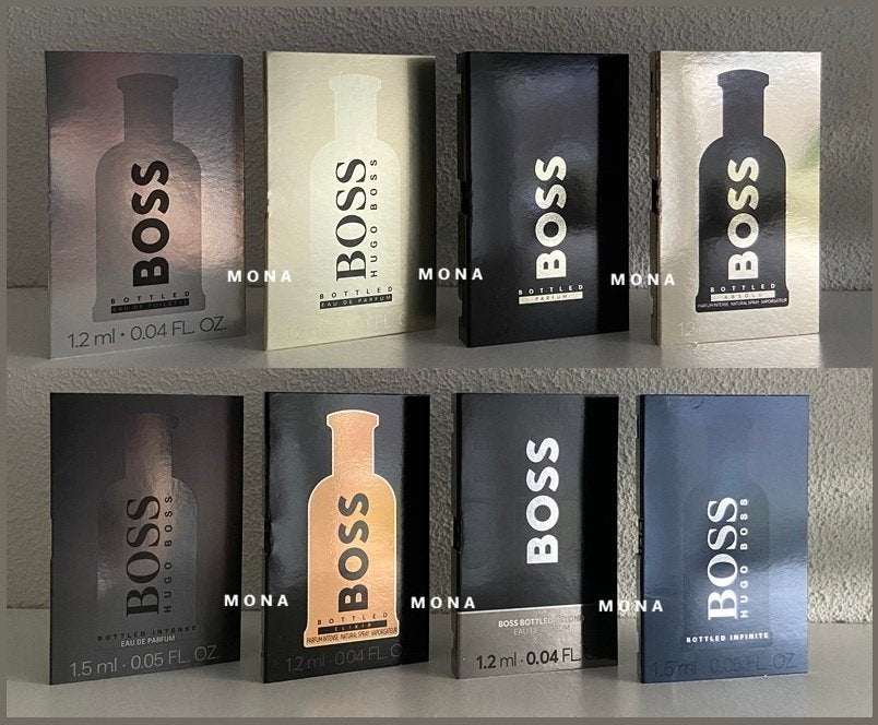 BossBottled set 8 parfum samples proefjes testers monsters, Verzenden, Nieuw