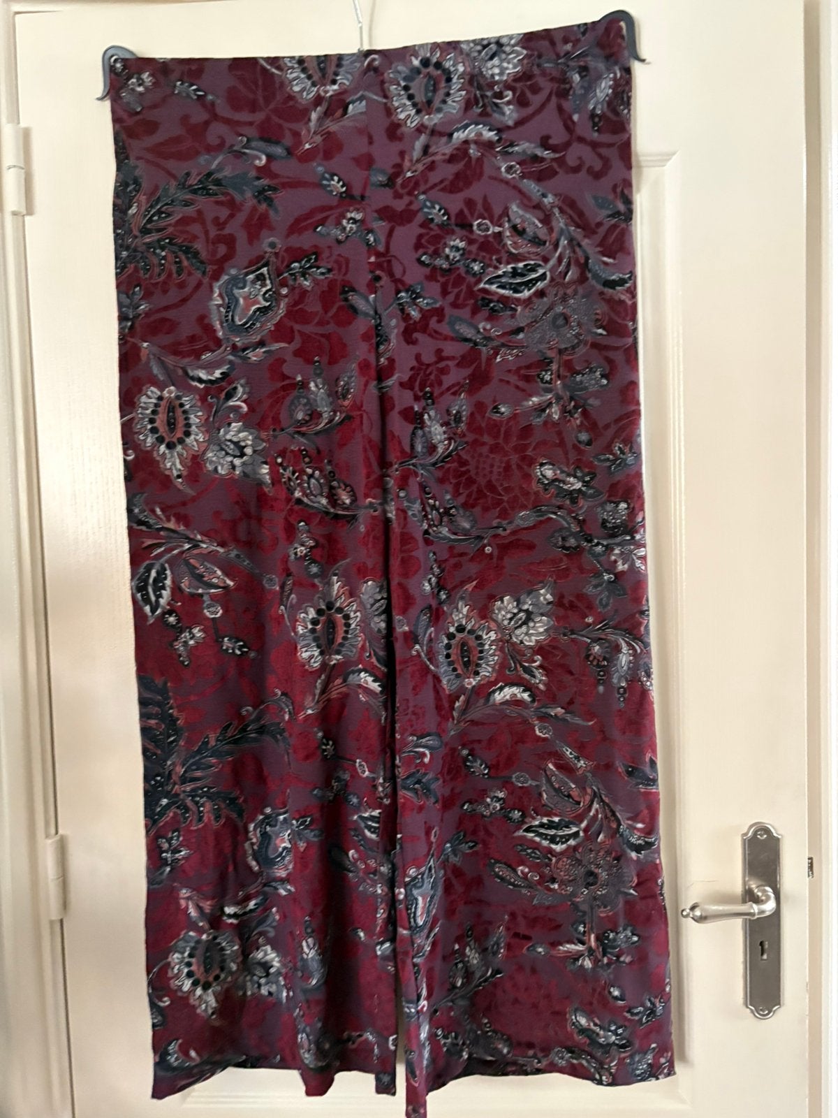 Broek 54/56 wijde pijoen bordeau/ zwart, Ophalen of Verzenden, Nieuw, Zwart, Broek of Spijkerbroek
