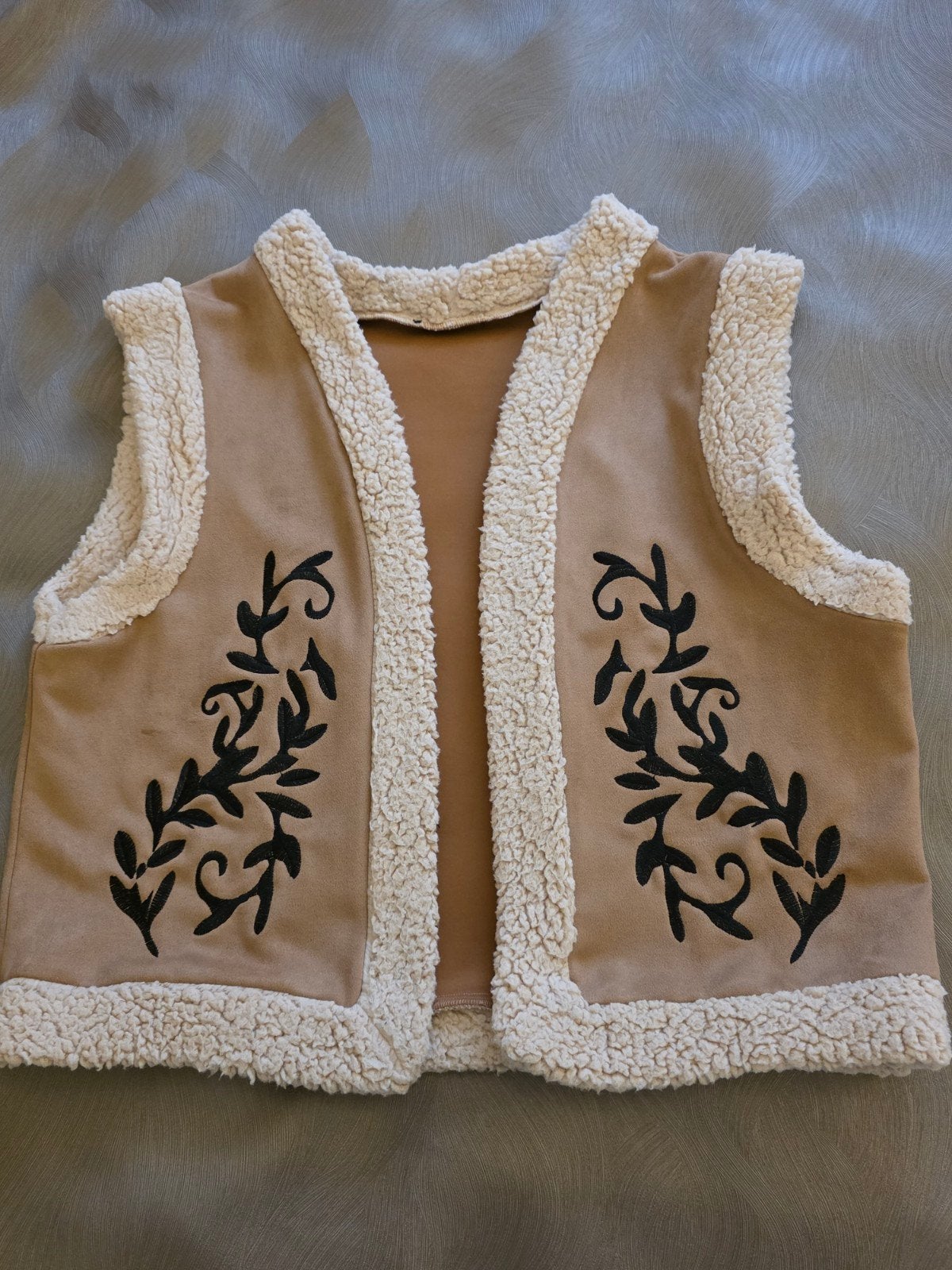 Bodywarmer camel kleur maat 44/46, Ophalen of Verzenden, Zo goed als nieuw, Maat 42/44 (L), Beige