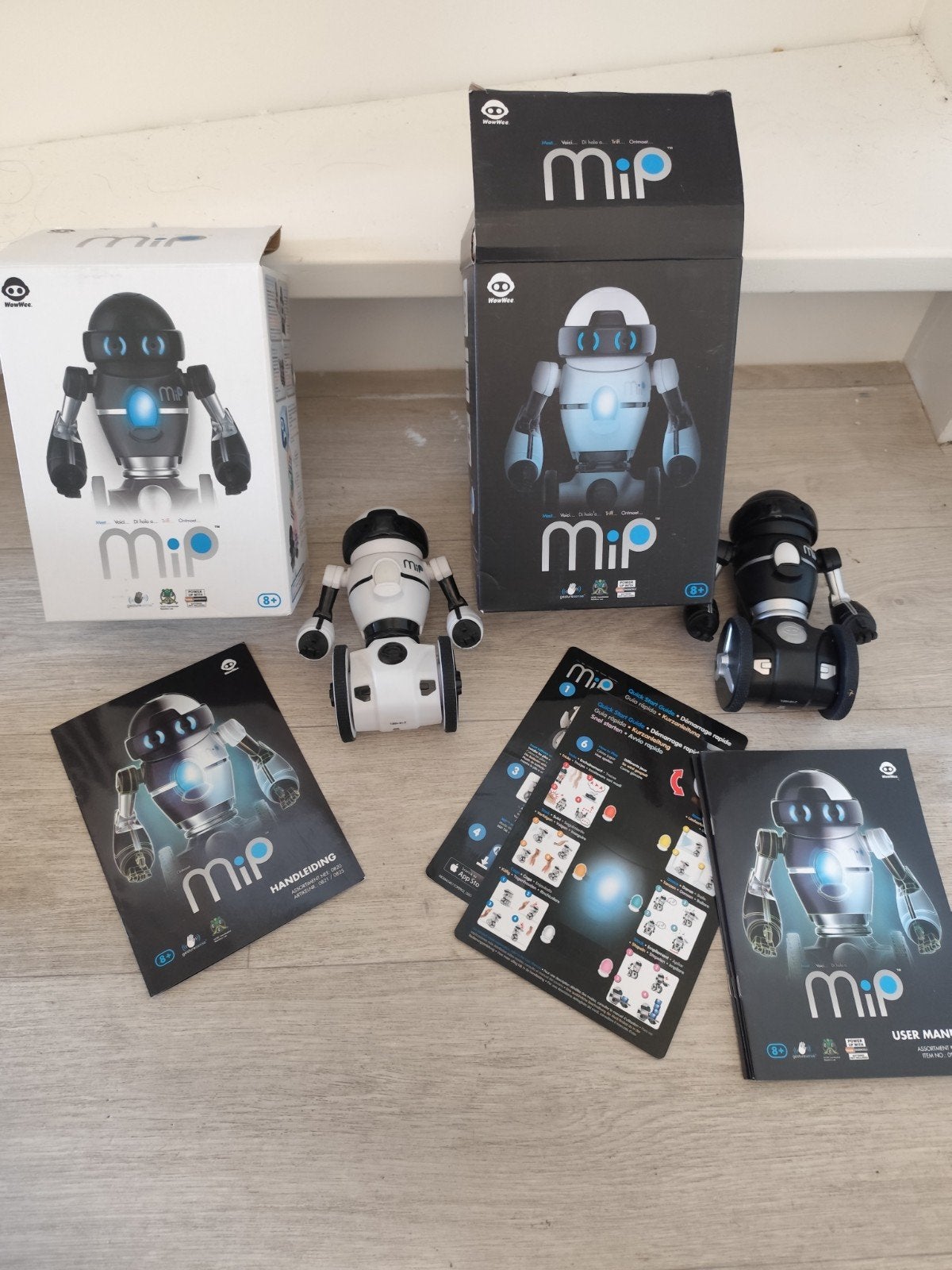 2x WowWee MiP Robot - Interactieve Robot met Balans, Ophalen of Verzenden, Jongen of Meisje