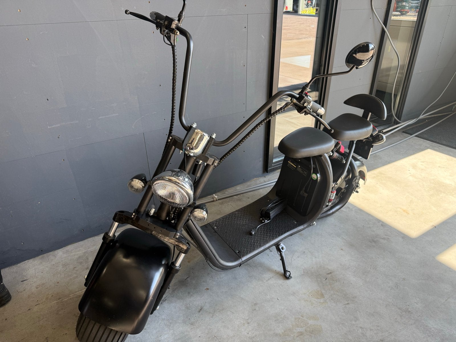 Elektrische Chopper Scooter - Zo goed als nieuw, Fietsen en Brommers, Snorfietsen en Snorscooters, Ophalen, Zo goed als nieuw