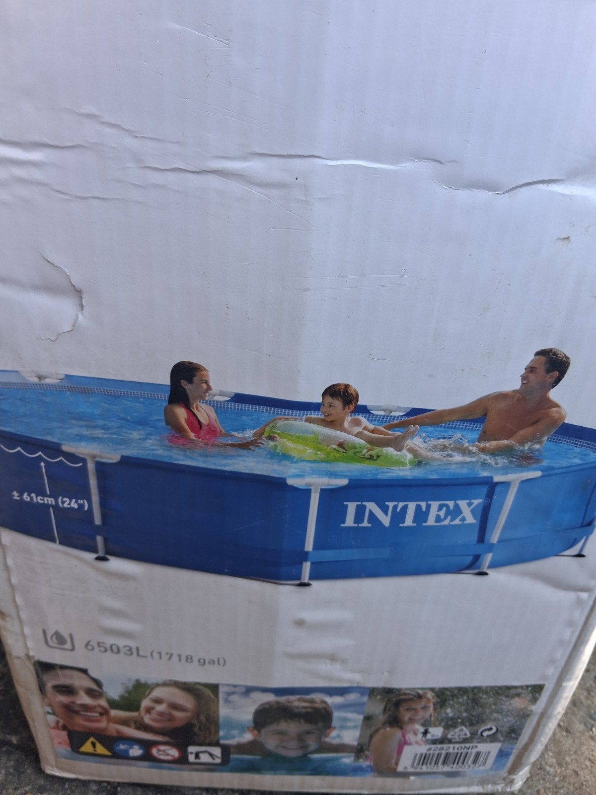 te koop een goede nette intex zwembad zie fotos, Ophalen, Minder dan 80 cm, Zo goed als nieuw, Opzetzwembad