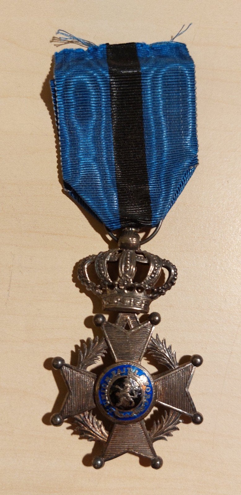 Belgische medaille "ridder in de orde van leopold", Verzamelen, Ophalen of Verzenden, Overige gebieden, Lintje, Medaille of Wings