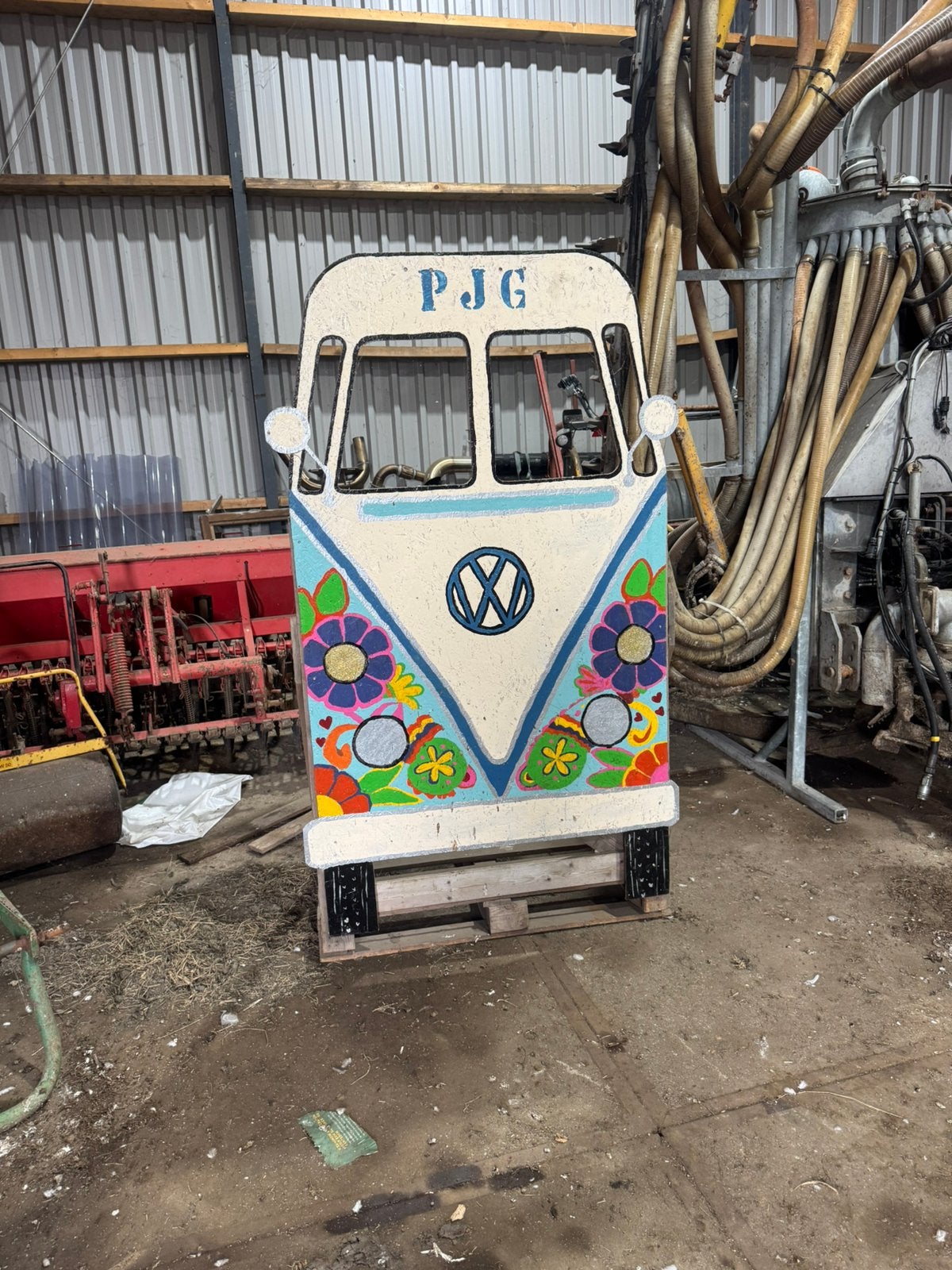 photobooth frame volkswagen busje, Ophalen, Zo goed als nieuw