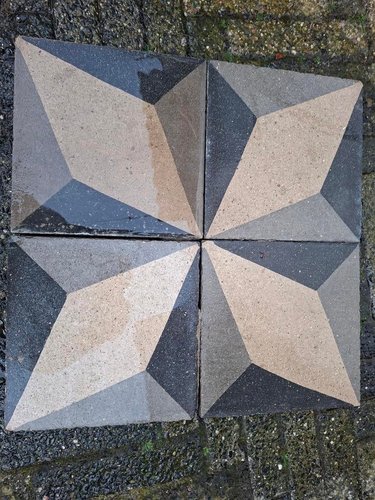 Oude vloertegels 20x20x2 cm, Huis en Inrichting, Woonaccessoires | Zuilen en Pilaren, Ophalen of Verzenden