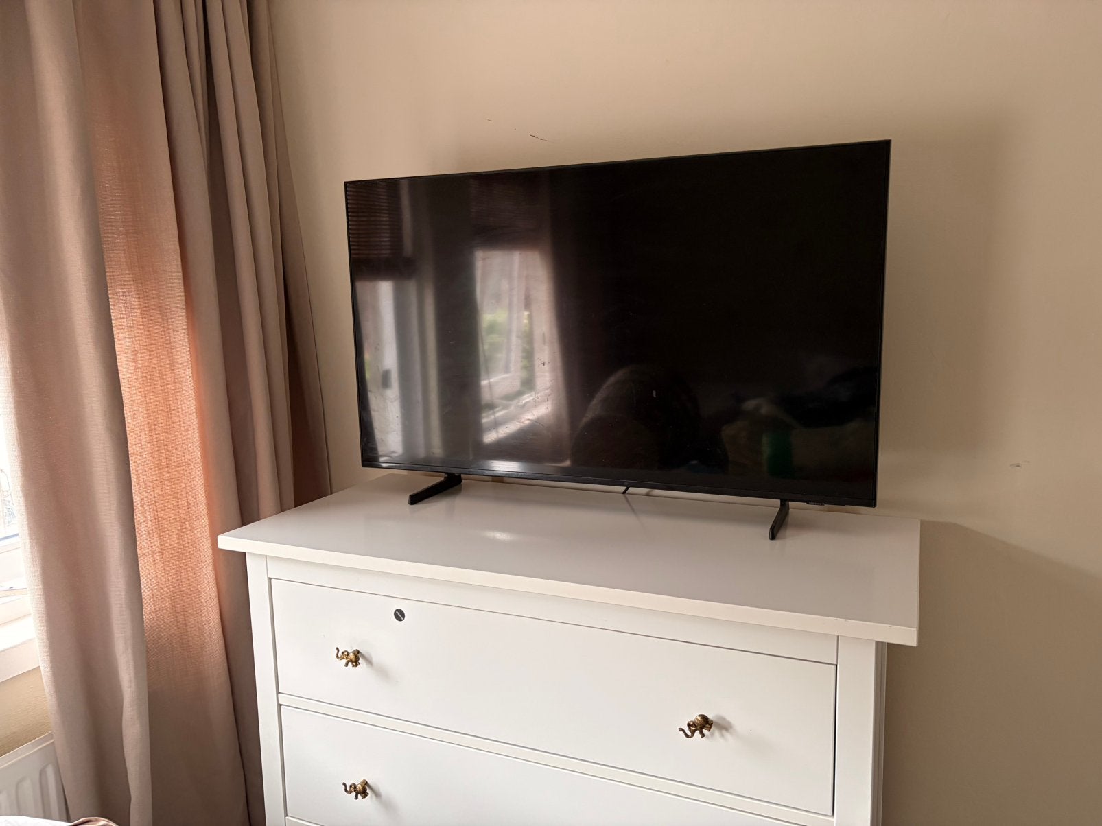 Samsung Crystal UHD Smart TV 43” te koop, Ophalen, 50 Hz, Zo goed als nieuw, Samsung