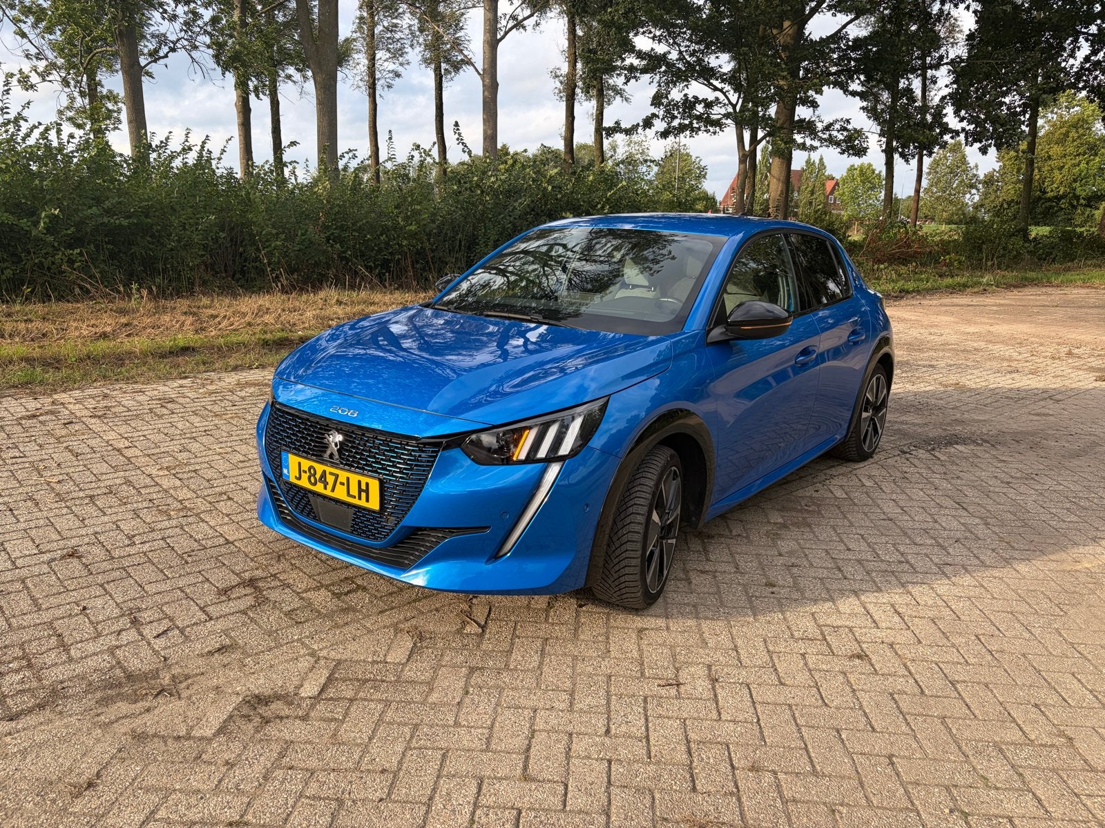 Peugeot 208 EV GT 50kWh 136pk 2020 Blauw, Auto's, Blauw, Origineel Nederlands, Elektrisch, Particulier