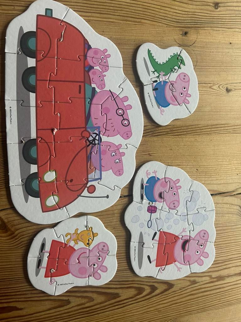 Puzzels Peppa Pig en Bumba, Ophalen of Verzenden, 10 tot 50 stukjes, Zo goed als nieuw, 2 tot 4 jaar