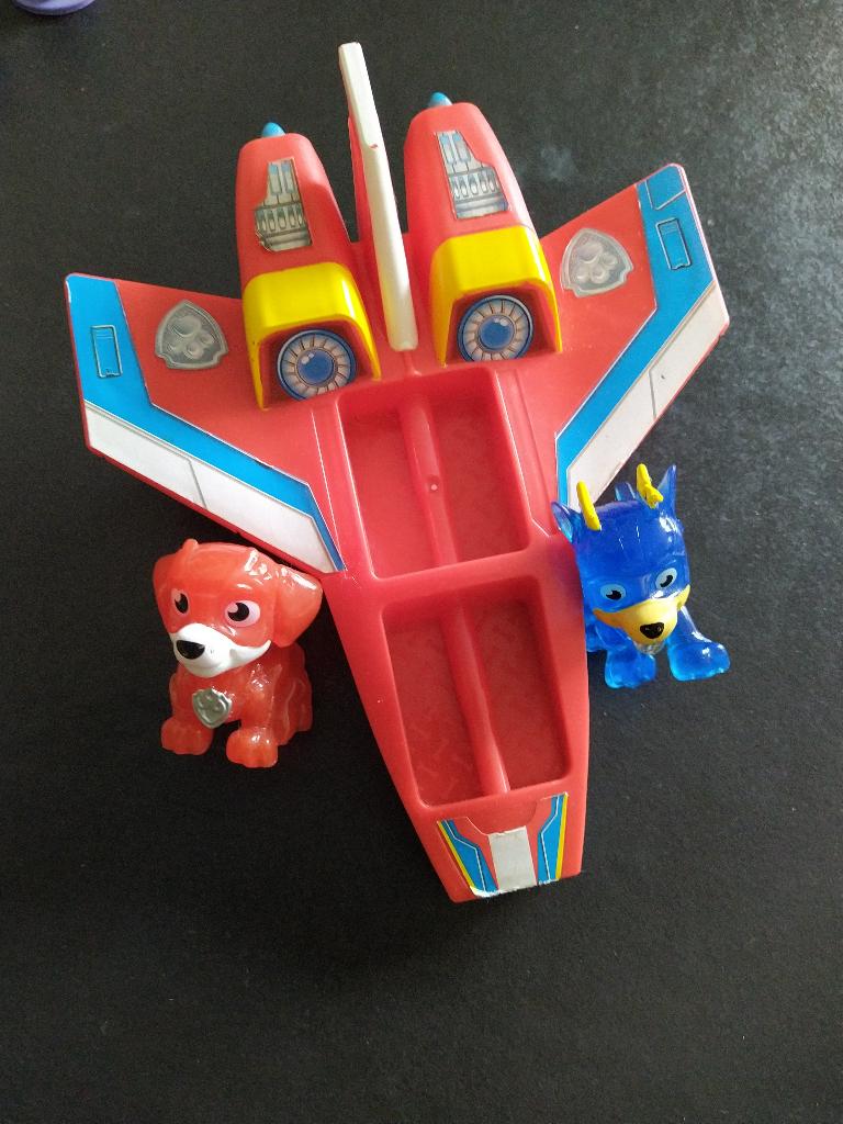 Paw Patrol vliegtuig met 2 pups, Ophalen of Verzenden, Gebruikt
