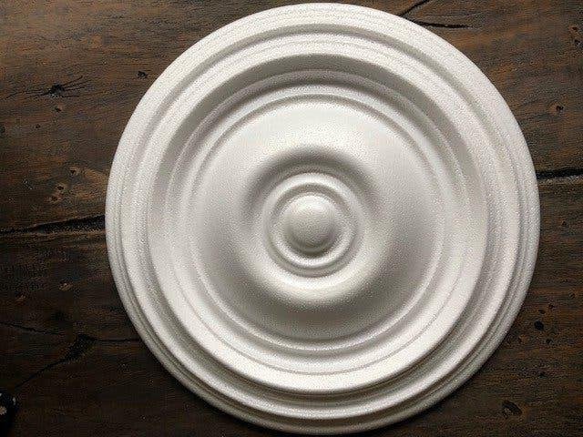 Nr2) rozet nieuw doorsnee 37cm hoogte +/- 4cm nieuw, Ophalen of Verzenden, Nieuw, Metaal, Landelijk klassiek brocant antiek