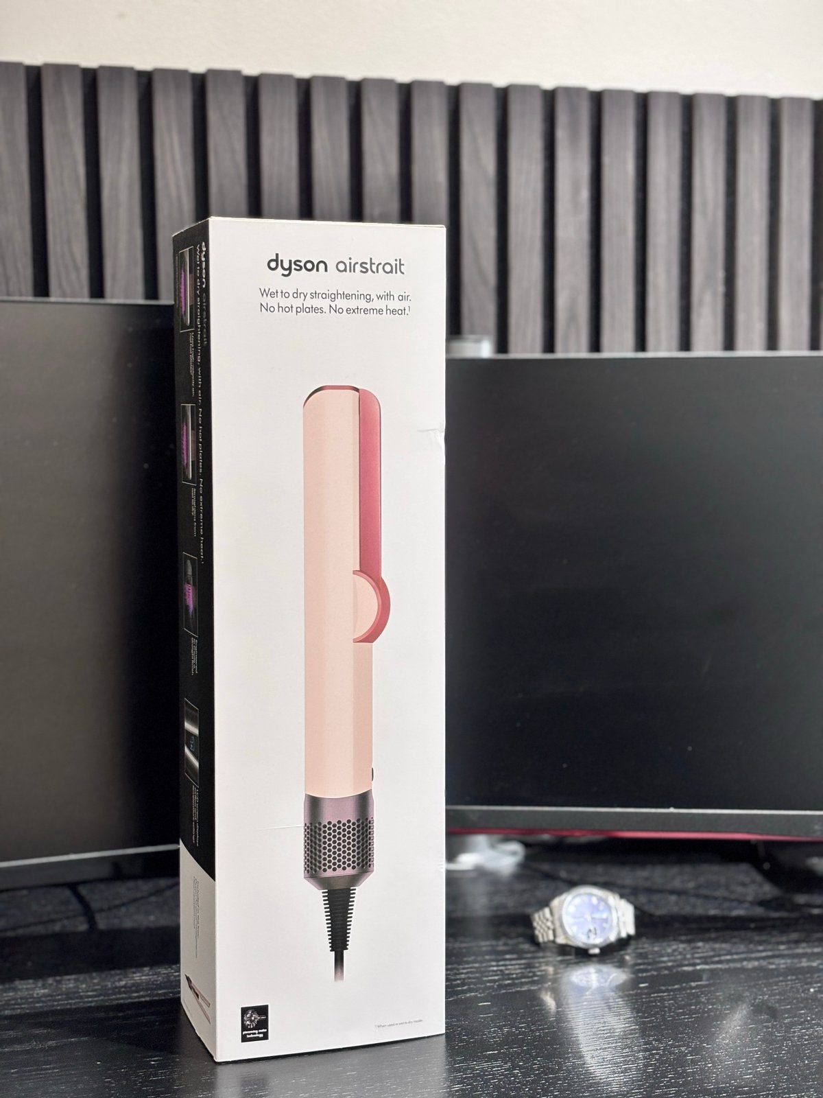 Dyson Airstrait HT01 Roze - Nat naar droog stijltang, Ophalen of Verzenden, Nieuw, Haarverzorging