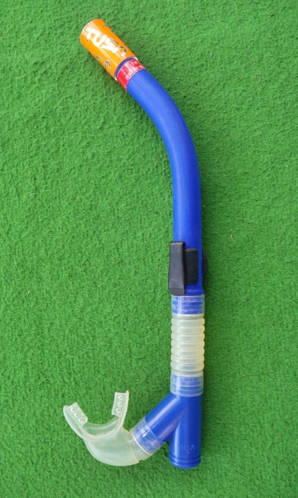 Snorkel met waterloosventiel, Tusa, Watersport en Boten, Snorkelen, Ophalen of Verzenden, Gebruikt, Snorkel