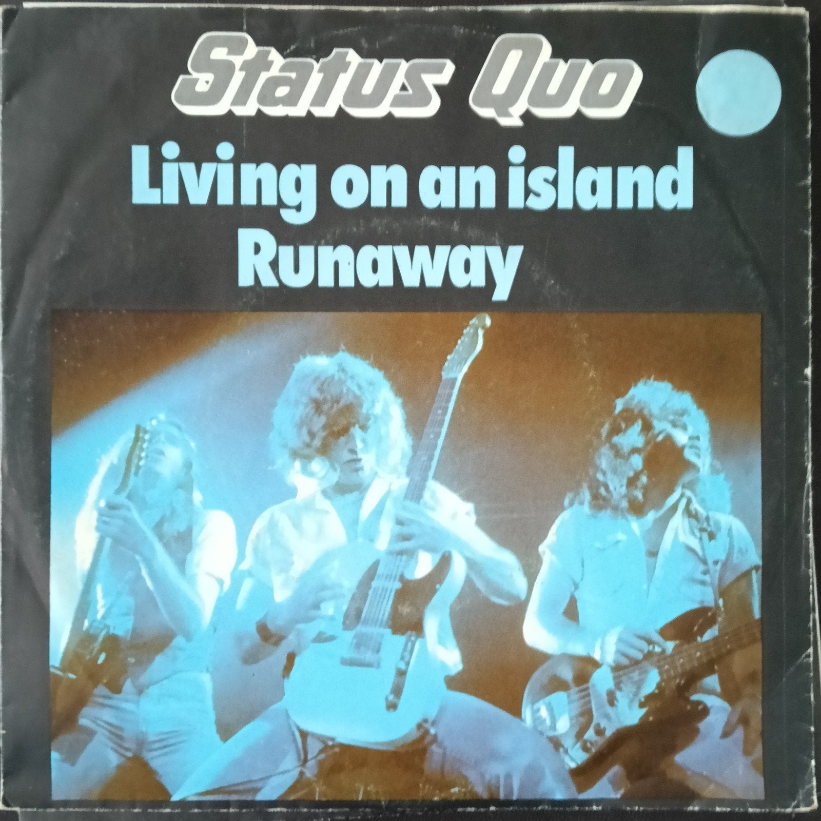 Status Quo Living on an island, Cd's en Dvd's, Vinyl Singles, Ophalen of Verzenden, Zo goed als nieuw, 7 inch, Rock en Metal