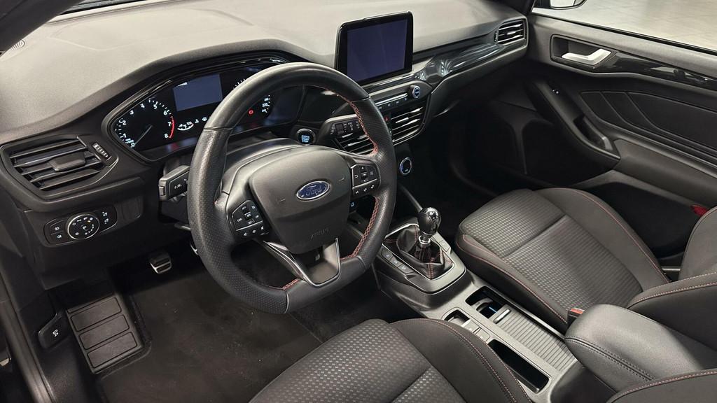 Ford Focus Wagon 1.0 EcoBoost ST Line X Business CARPLAY, Auto's, Stof, Gebruikt, Met garantie (alle), Zwart