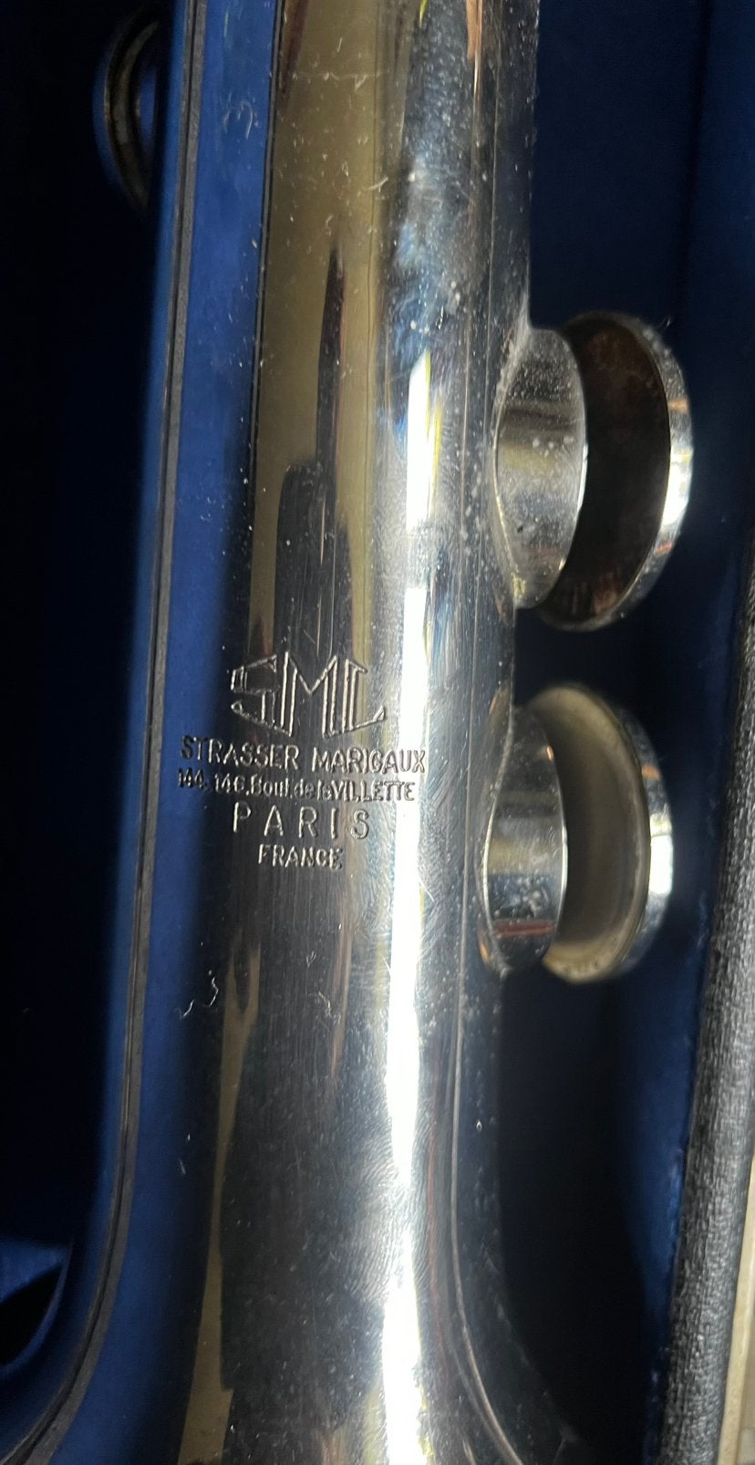 SML Strasser Mariqaux Gold Medal MK 2 sopraan saxofoon, Muziek en Instrumenten, Ophalen of Verzenden, Gebruikt, Sopraan, Met koffer