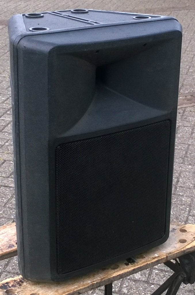 Luidsprekers 12 inch 150 - 300 Watt, 2 stuks, Stereo speakers, Refurbished, Ophalen of Verzenden, Nb