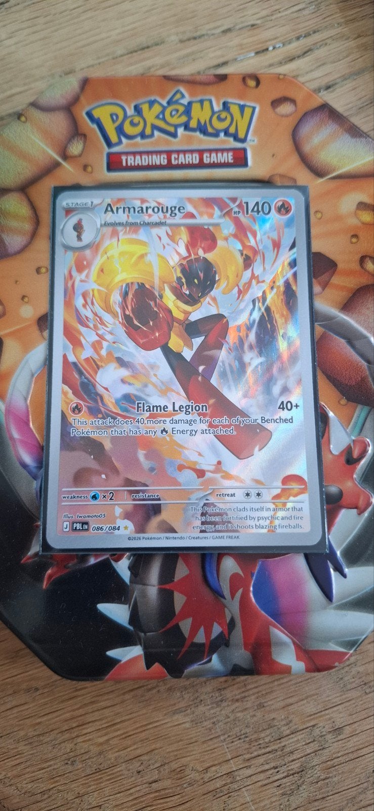 Pokémon Armarouge 086/084 Scarlet & Violet TCG Kaart, Ophalen of Verzenden, Zo goed als nieuw
