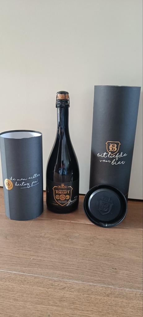 Hertog Jan Gerard's Toegift compleet met koker, Verzamelen, Ophalen of Verzenden, Flesje(s), Hertog Jan