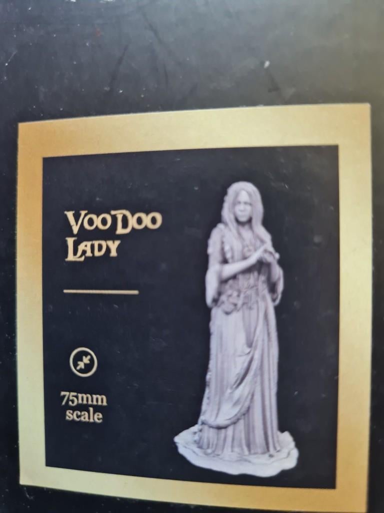 9th gate resin figuur 75mm "voodoo lady", Ophalen of Verzenden, Nieuw, Groter dan 1:35, Figuur of Figuren
