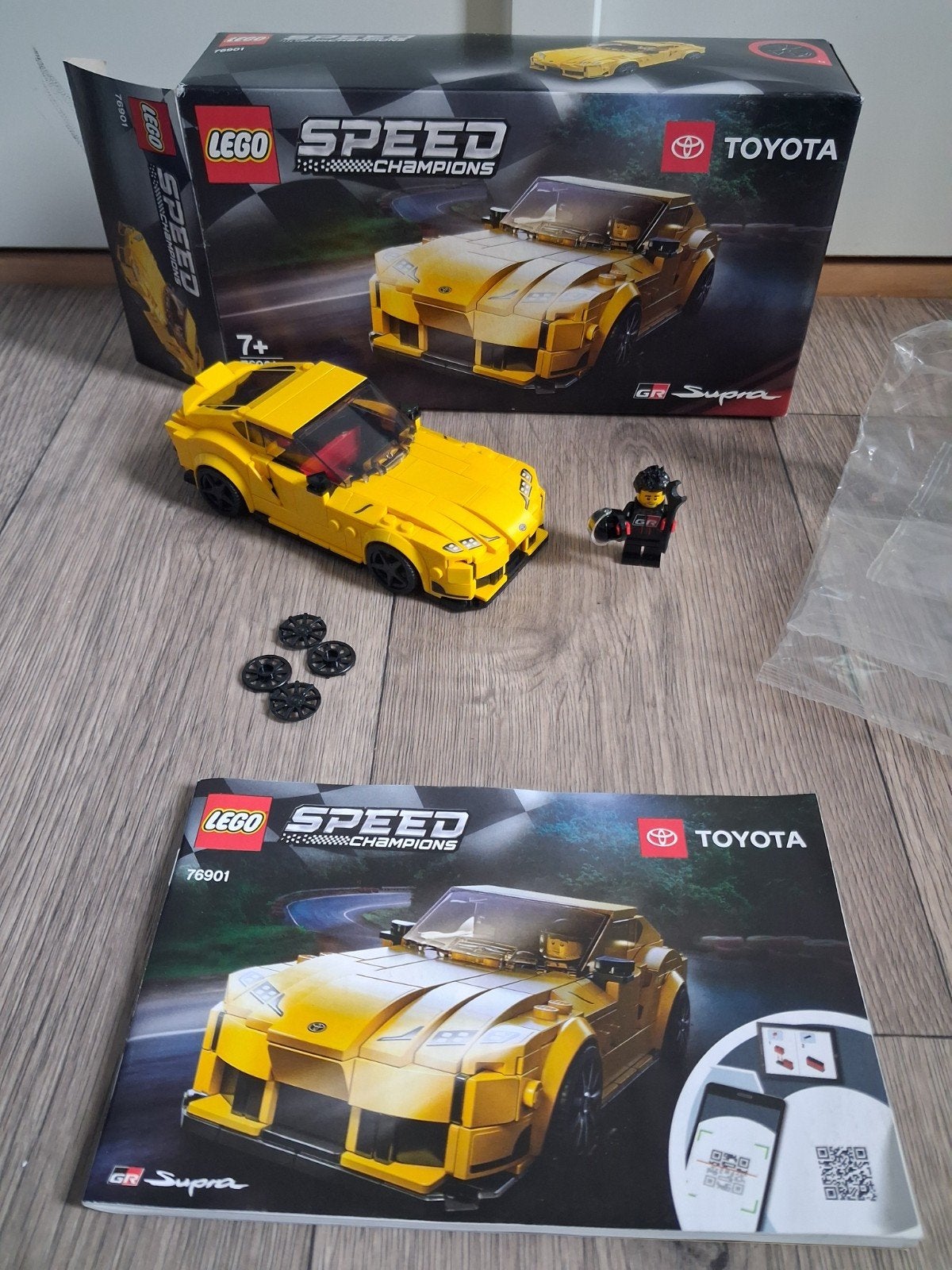 Lego Speed Champions Toyota Supra 76901
Complete set, inclus, Lego, Zo goed als nieuw, Compleet, Complete set