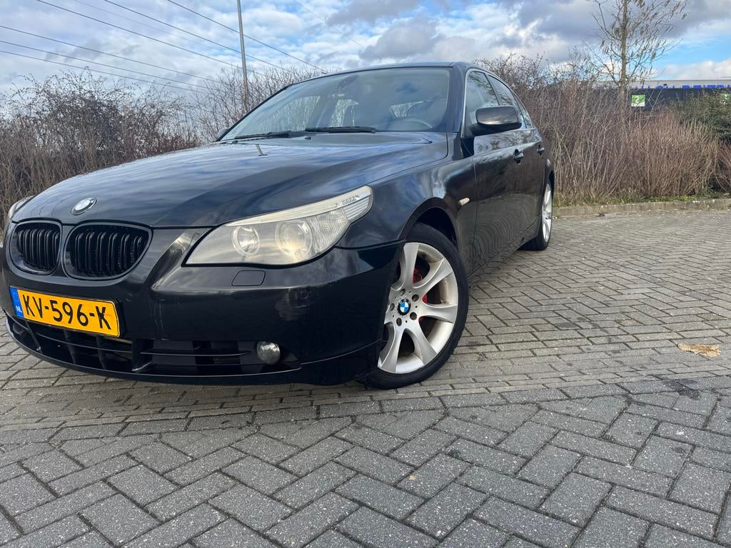 BMW 5-Serie 2.5 I 525 AUT 2006 Zwart, Automaat, Achterwielaandrijving, Zwart, 2497 cc