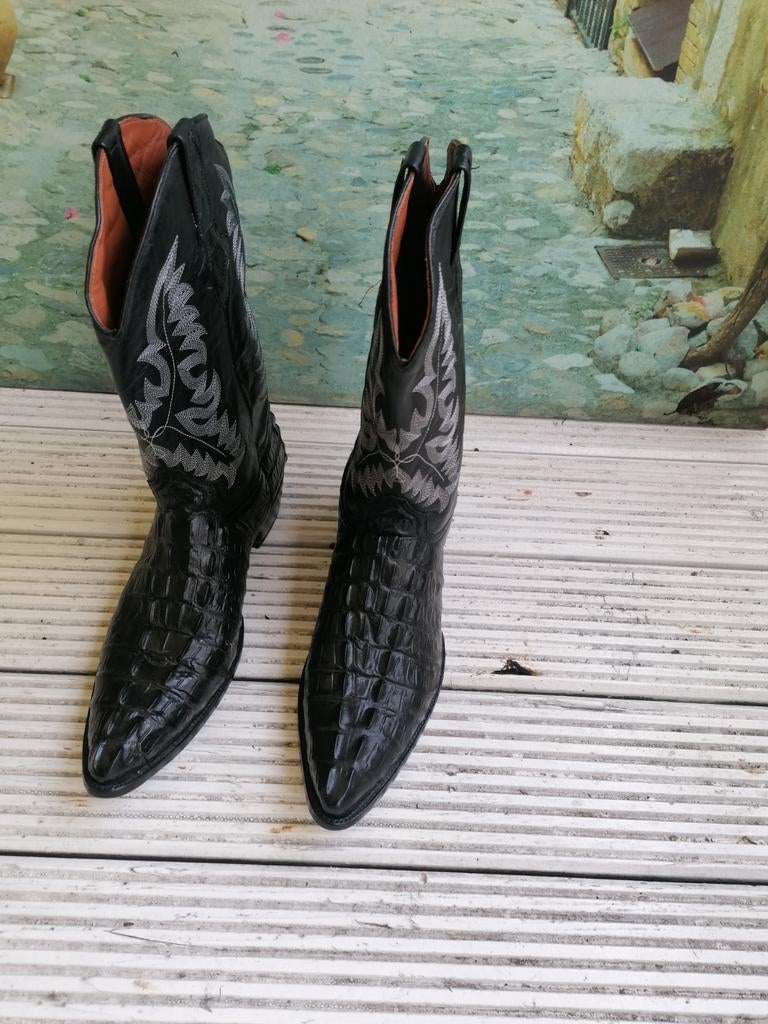 Cowboy laarzen heren maat 47, Ophalen of Verzenden, Zo goed als nieuw, Zwart, Boots