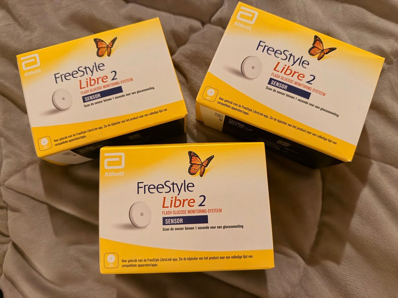 3x Abbott FreeStyle Libre 2 Flash Glucose Monitoring Systeem, Verzenden, Nieuw, Overige typen