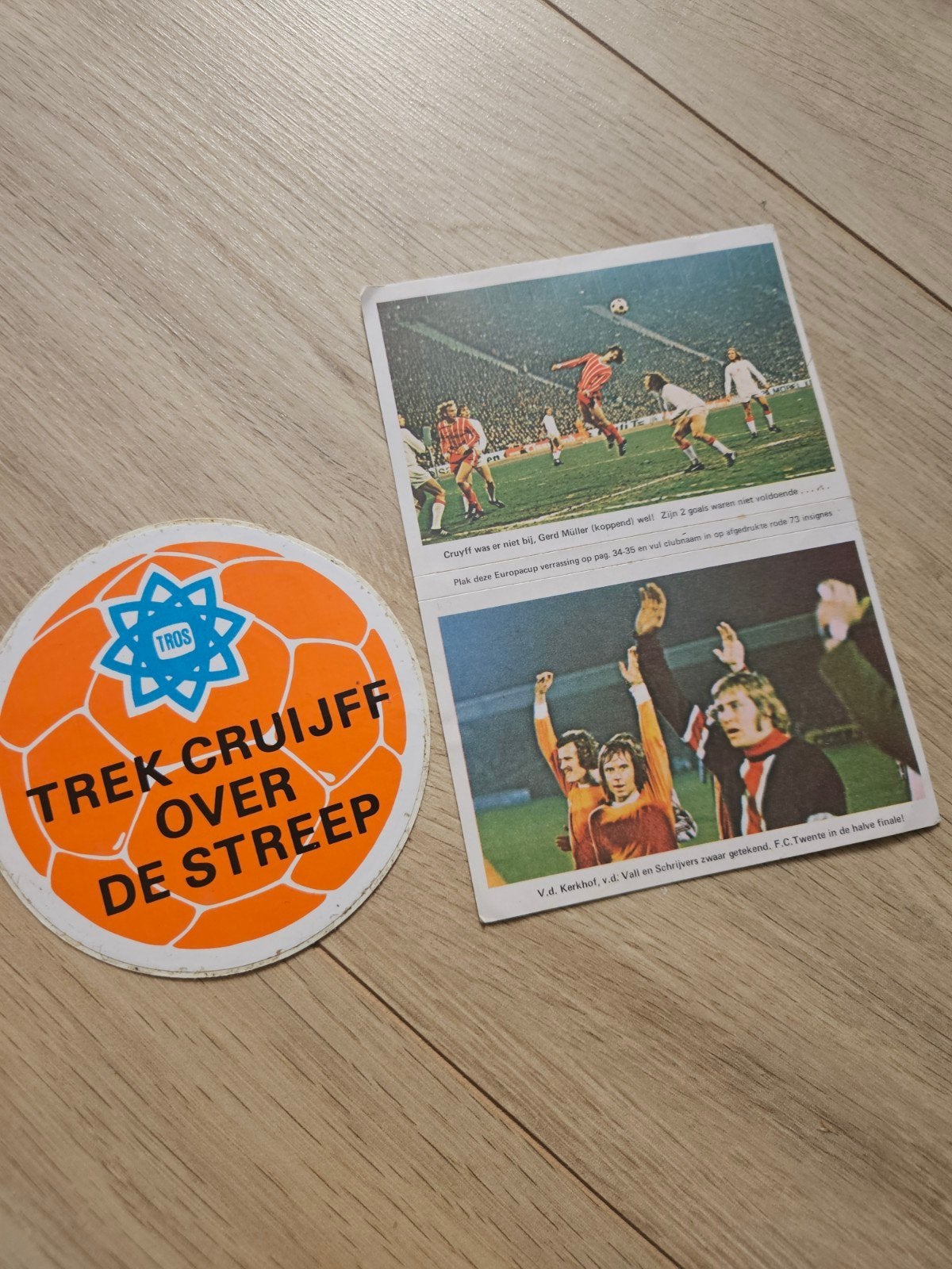 Johan Cruyff stickers, Ophalen of Verzenden, Zo goed als nieuw