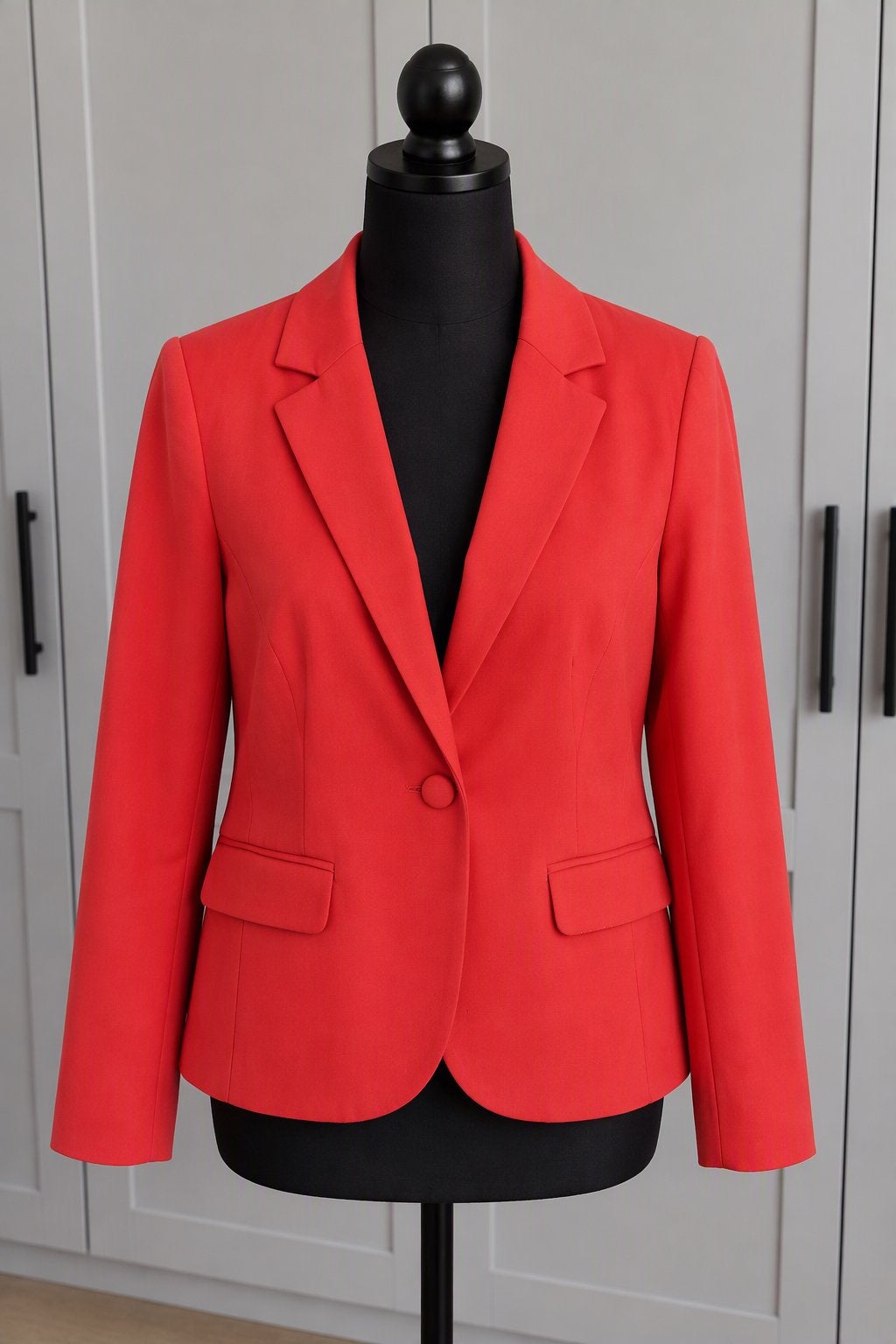 Koraalrood jasje van Promiss, maat 48, Maat 46/48 (XL) of groter, Ophalen of Verzenden, Jasje, Gedragen