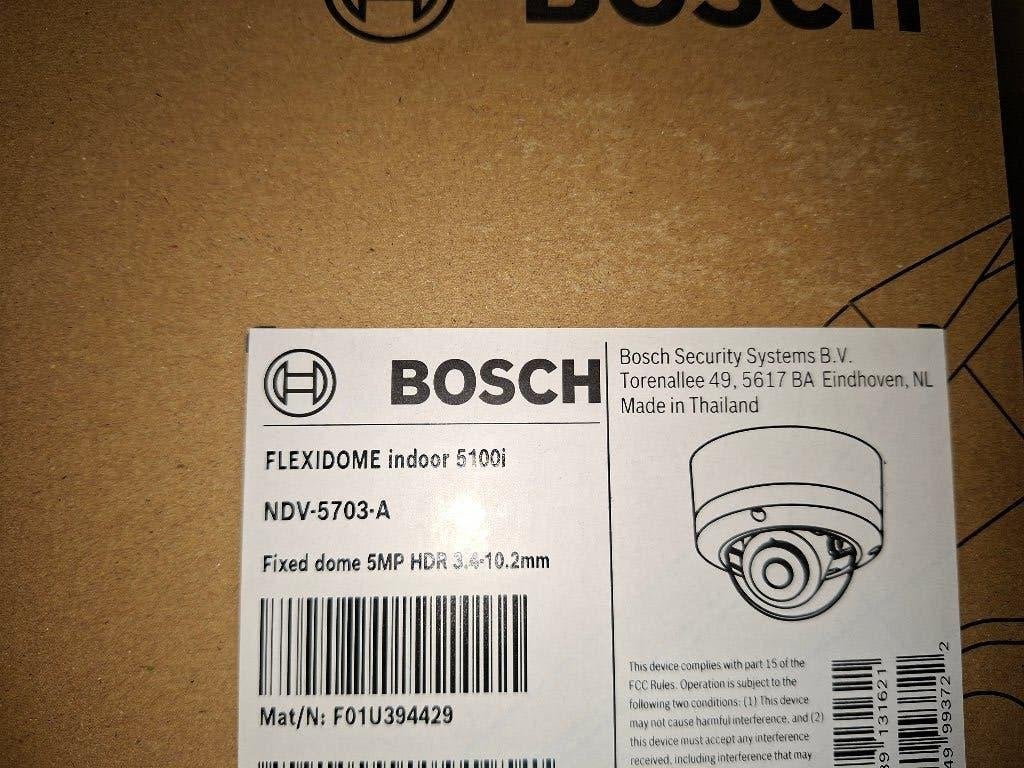 Bosch flexidom indoor 5100i  NDV-5703-A, Ophalen of Verzenden, Nieuw, Binnencamera