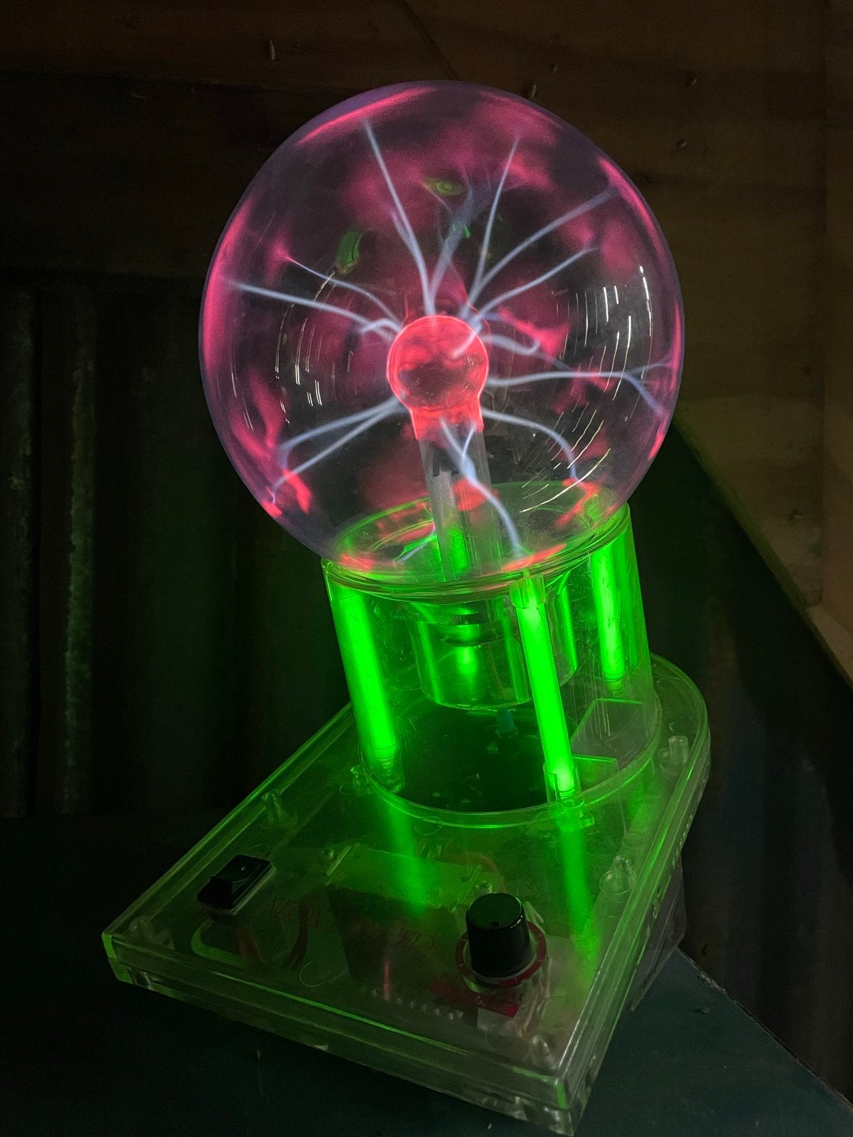 Plasma Bol Lamp - Interactieve Sfeerverlichting, Met schakelaar, Overige merken, Gebruikt, Kunststof
