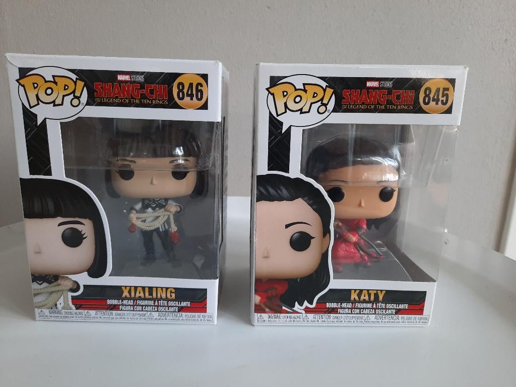 Funko Pops Shang--Chi Marvel, Ophalen of Verzenden, Gebruikt
