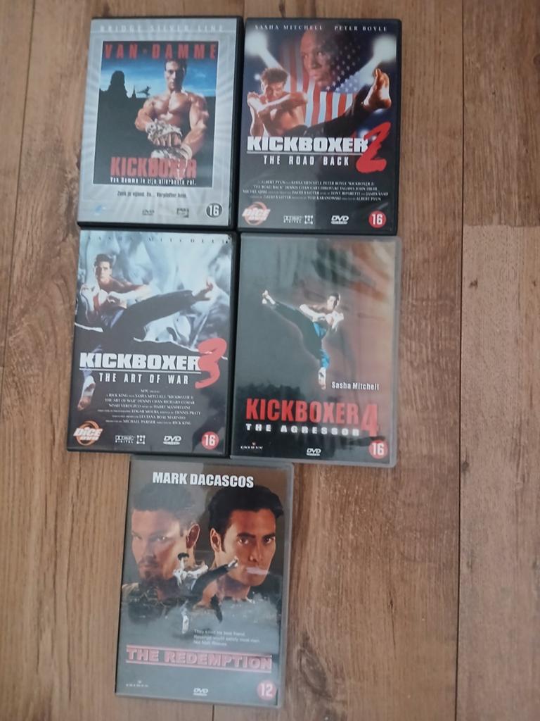 Kickboxer DVD Boxset - De Complete Collectie, Ophalen, Gebruikt, Vanaf 16 jaar, Boxset