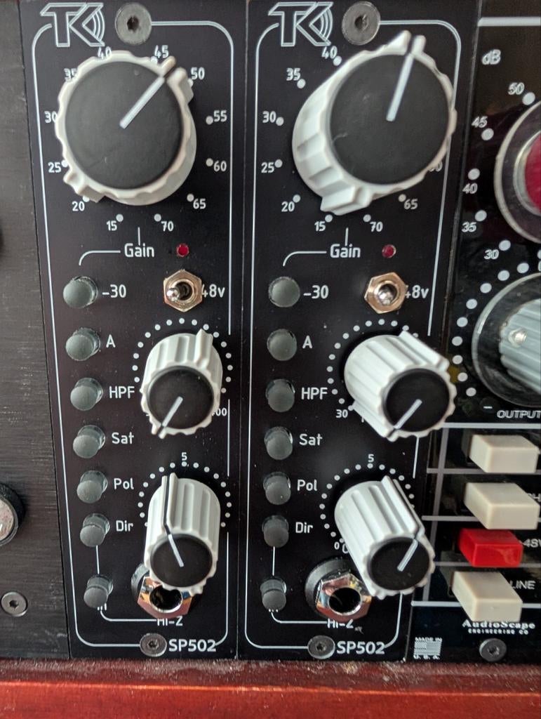 TK Audio SP502 preamps (paar), Ophalen of Verzenden