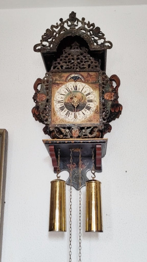 Friese stoeltjesklok WUBA, Ophalen of Verzenden