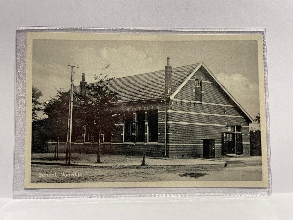 Noordijk - School, Verzenden, 1940 tot 1960, Gelopen, Gelderland