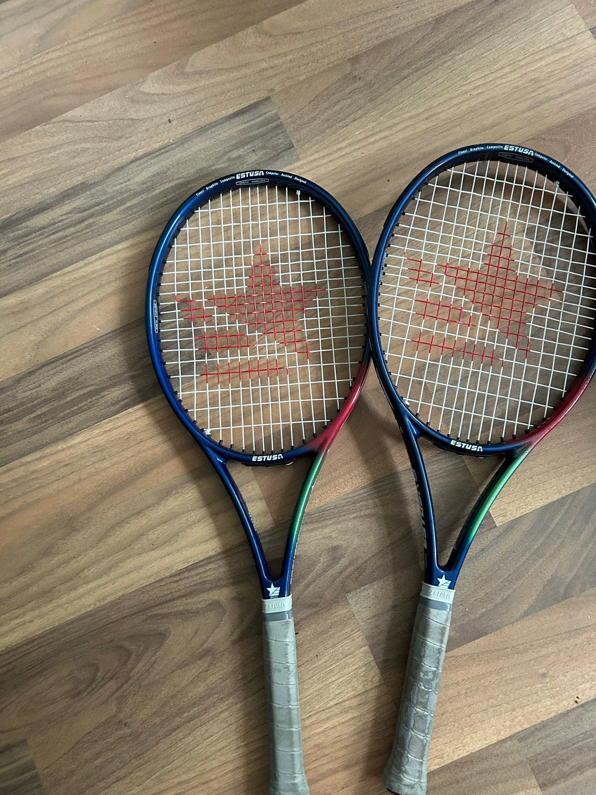 Estusa Champion Ship 2.5 Tennisrackets (2 stuks), Overige merken, Gebruikt, Ophalen of Verzenden, Racket