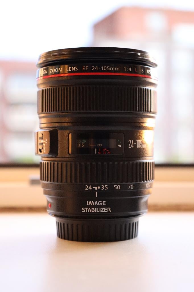 Canon EF 24-105 f/4 L IS, Audio, Tv en Foto, Fotografie | Lenzen en Objectieven, Verzenden, Zo goed als nieuw, Standaardlens, Zoom