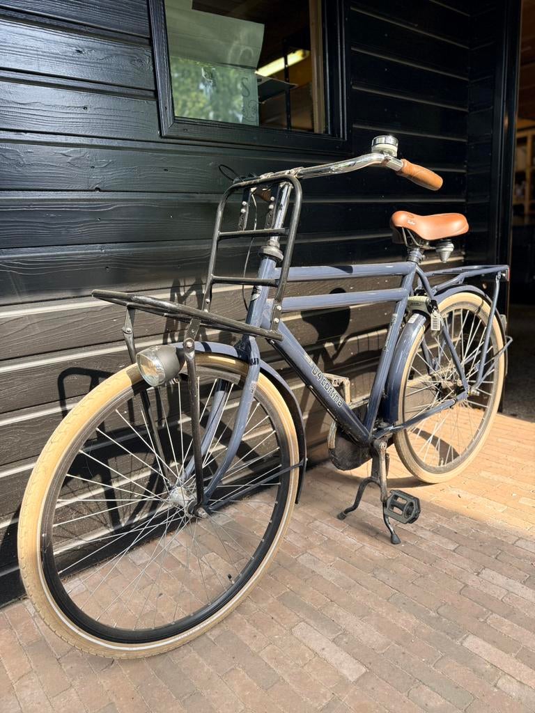 Cortina U4 transport fiets heren 28inch, Fietsen en Brommers, Terugtraprem, Gebruikt, Versnellingen, 53 tot 57 cm