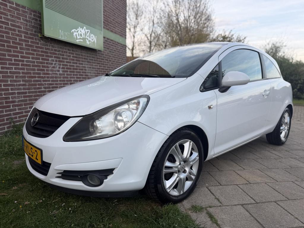 Opel Corsa 1.4-16V Color-Edt-Sport*2010*Airco|Cruise|Lmv, Stof, Gebruikt, Zwart, 4 cilinders