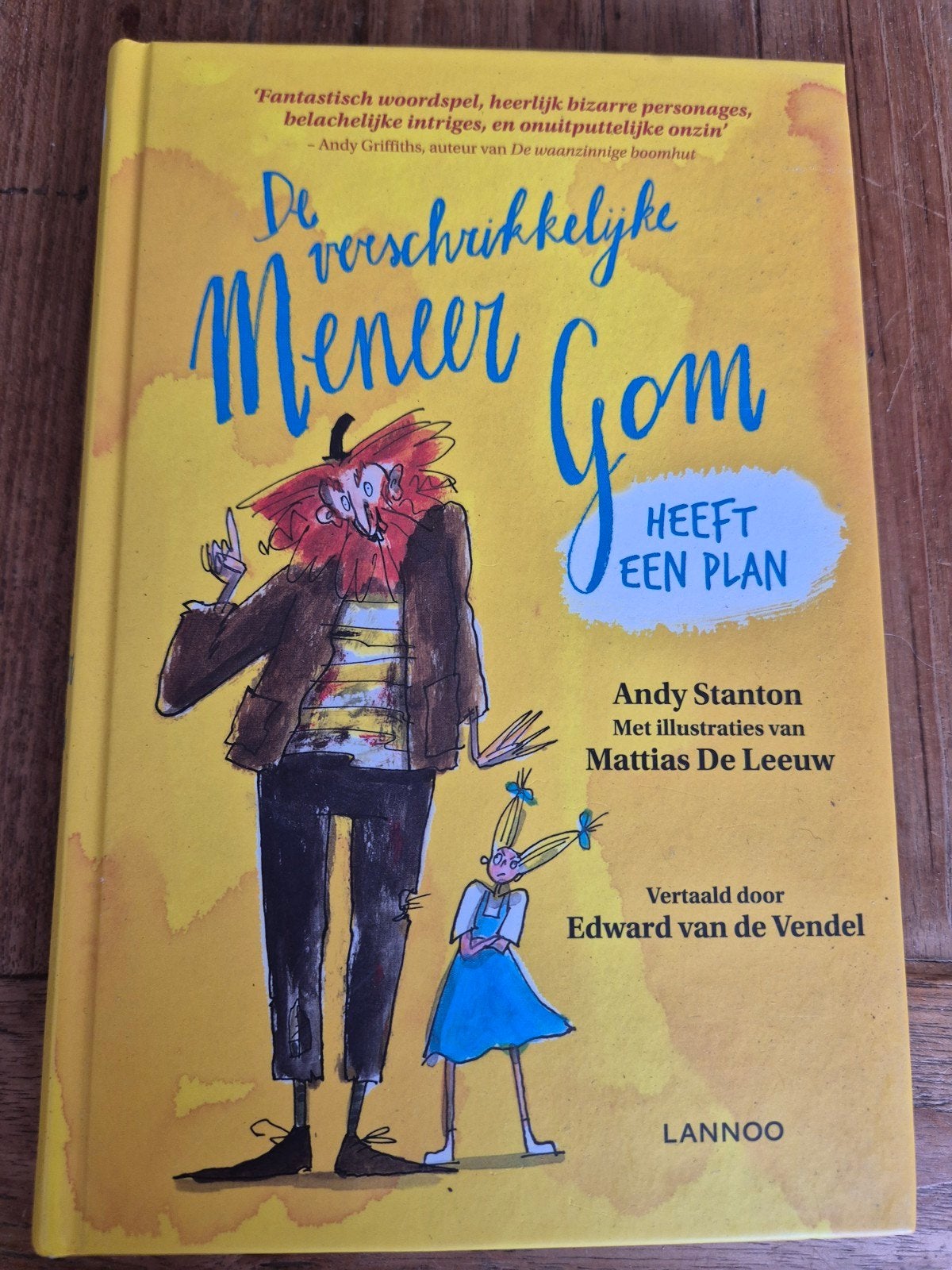 De Verschrikkelijke Meneer Gom Heeft Een Plan - Andy Stanton, Ophalen of Verzenden, Zo goed als nieuw, Andy Stanton, Fictie algemeen