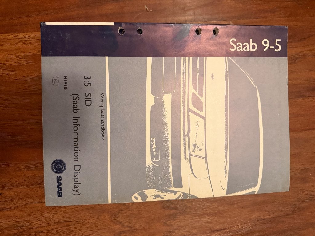 Saab 9-5 werkplaatshandboek delen, Auto diversen, Handleidingen en Instructieboekjes, Ophalen