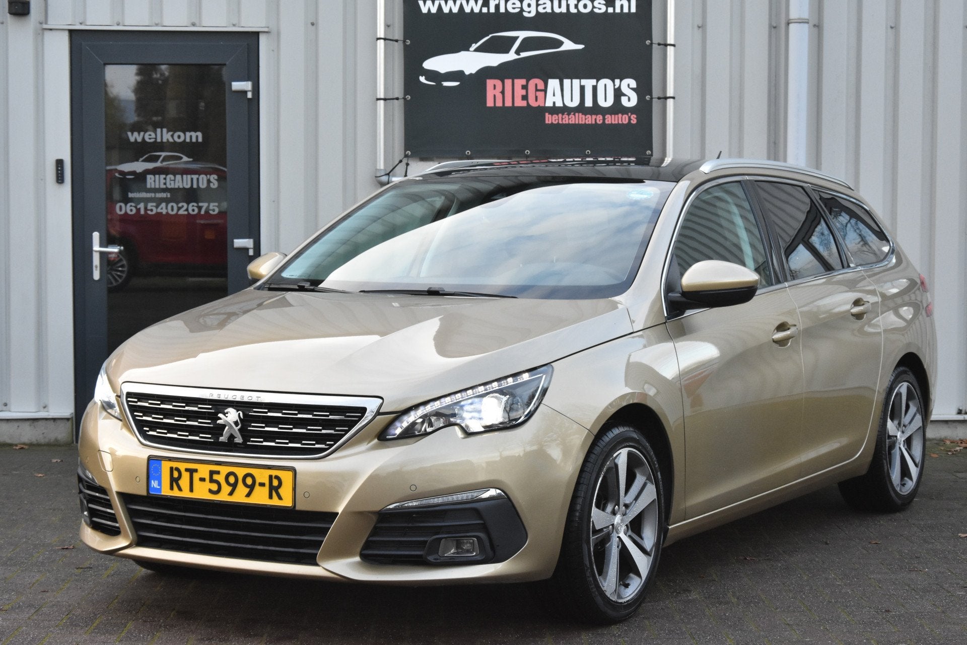 Peugeot 308 SW – 2018 | Navigatie | Leder | 6-versnellinge, Auto's, Voorwielaandrijving, Parkeersensor, Gebruikt, Euro 6