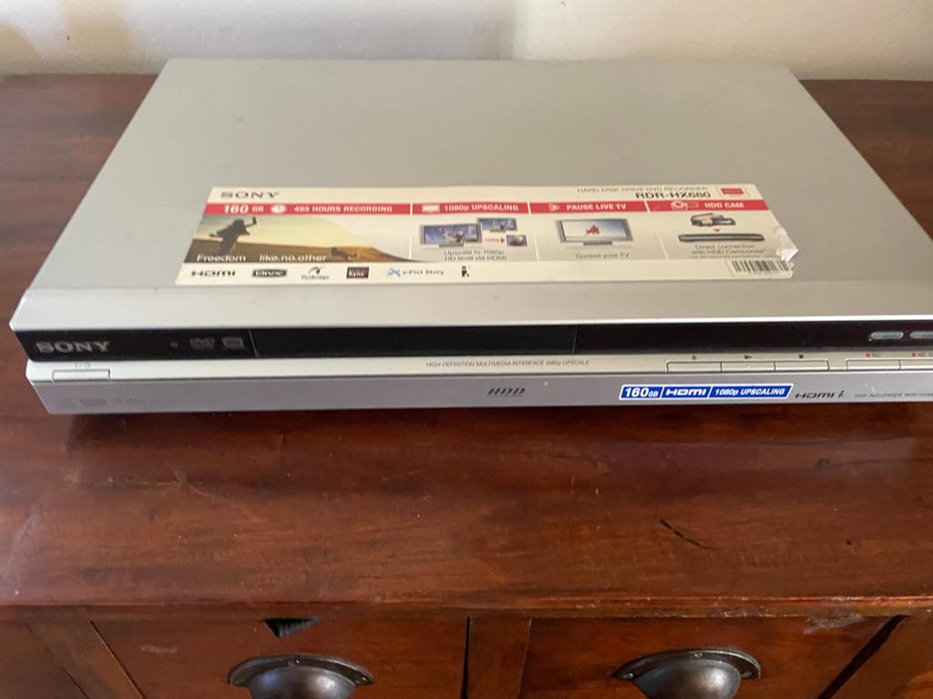 Sony RDR-HX650 DVD Recorder met Harddisk (160GB), Audio, Tv en Foto, Dvd-spelers, Ophalen, Gebruikt, Met harddisk, Dvd-recorder