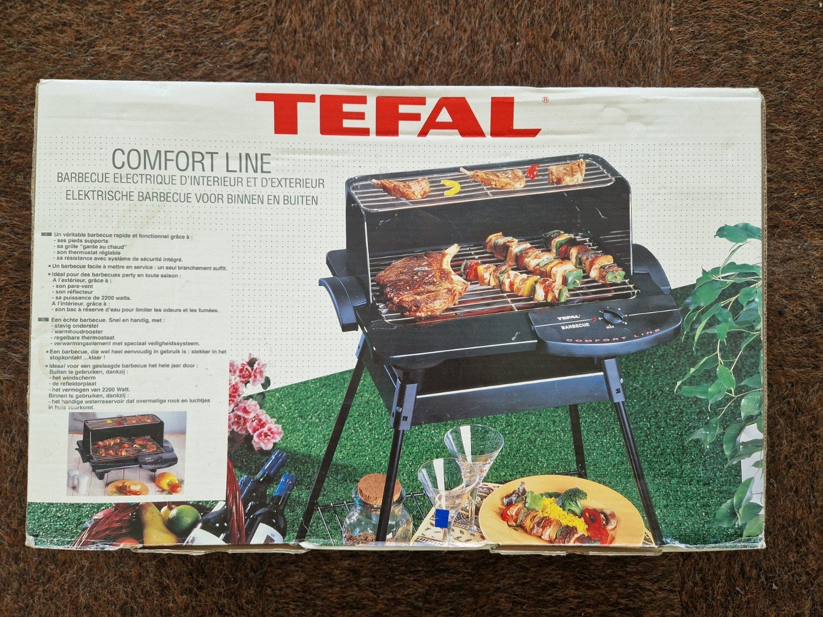 Elektrische bbq op pootjes, Tuin en Terras, Elektrische barbecues, Ophalen, Zo goed als nieuw