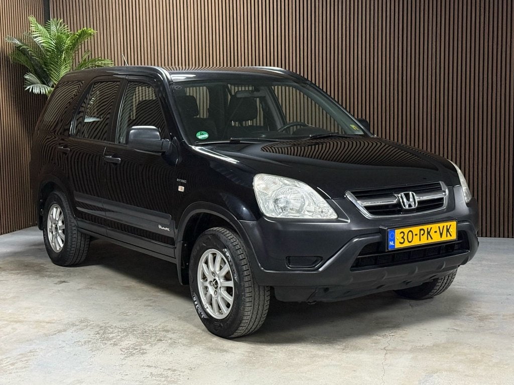 Honda CR-V 2.0i S EXPORT (bj 2004), Auto's, 1998 cc, 4 cilinders, 150 pk, Zwart