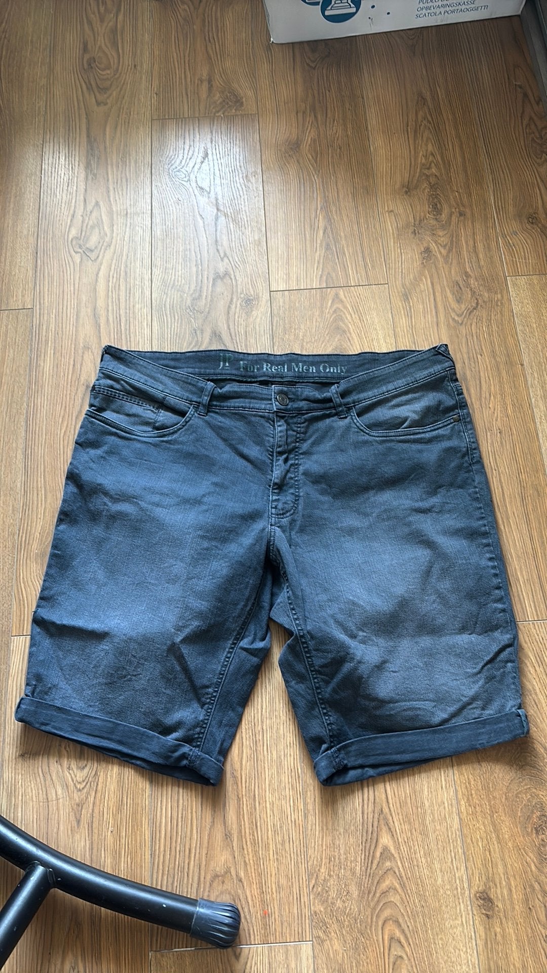 Jeans korte broek JP, Ophalen of Verzenden, Zo goed als nieuw, Grijs, Broek of Spijkerbroek