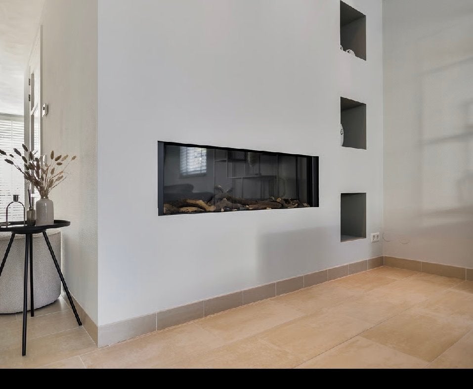 Faber Relaxed XL Frameless inbouw gashaard - 10 kW, Huis en Inrichting, Ophalen, Gebruikt, Inbouwhaard, Gashaard