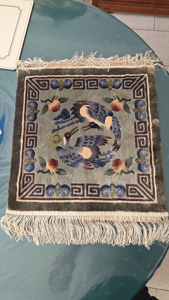 “ORIGINAL ORIENTAL HAND-KNOTTED CARPET, Zo goed als nieuw, Chinees, 150 tot 200 cm, Rechthoekig